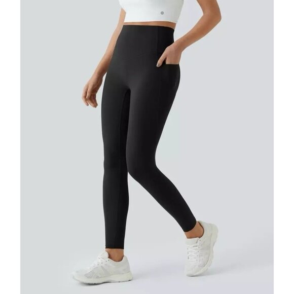 Halara Women's UltraSculpt™ High Waisted Side Pocket  Leggings Black SIze XL NWT - Picture 2 of 7